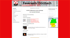 Desktop Screenshot of feuerwehr-doerzbach.de