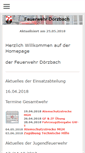 Mobile Screenshot of feuerwehr-doerzbach.de